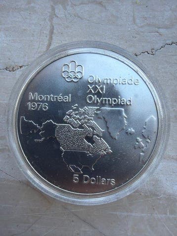 Canada. Elizabeth II. 5 Dollars 1976 (Sans prix de réserve)