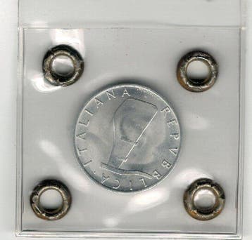 Italië, Republiek Lotto monete miste 1957-1969 incluso 5
