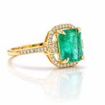Zonder minimumprijs - Ring - 14 karaat Geel goud - 1.85ct.
