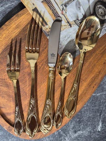 SBS Solingen , 23/24 Karat Hartvergoldet , Neu - Ménagère