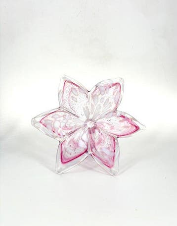 Tafelmiddenstuk (2) - Glas - Bloemen in Kunstglas