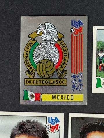 1994 Panini USA 94 World Cup, Mexico: complete team #359/377, Nieuw