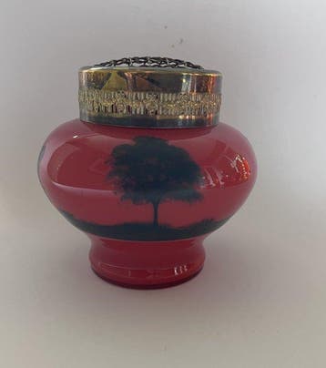 Kralik - Boheems glas Art Deco - Vaas - Bloemenvaas - Tango