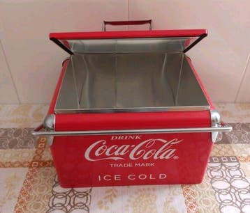 Coca-Cola - Koelkast - Staal, Metaal - Vriezer Coca Cola