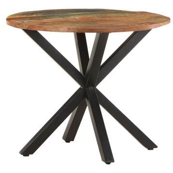 vidaXL Bijzettafel 68x68x56 cm massief gerecycled hout, Verzenden