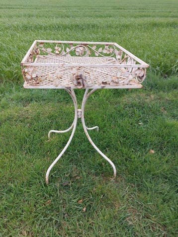 Table dappoint - Métal - présentoir à fleurs