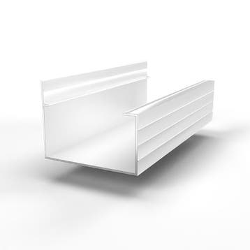 Aluminium goot-750 mm-Wit, Verzenden, Nieuw