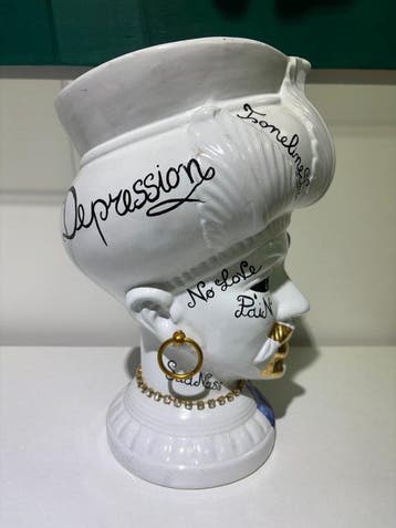 Ardor - Ardor - Vase - Biscuit de porcelaine - Testa di Moro, Antiquités & Art