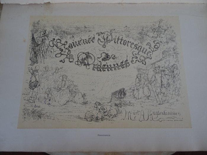 V. Joly / M. A. Kuytenbrouwer - Les Ardennes - 1857, Antiquités & Art, Antiquités | Livres & Manuscrits