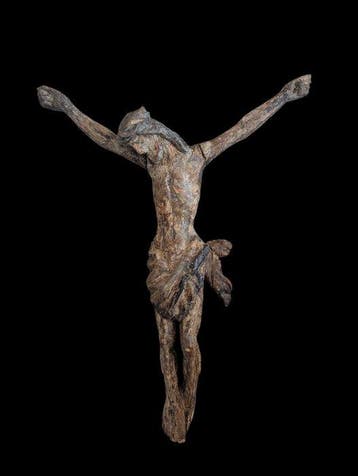 Escuela alemana - sculptuur, Antiguo Cristo alemán. Ca. 1600