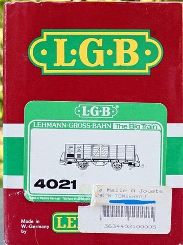 LGB G - 4021 - Wagon de marchandises pour trains miniatures