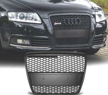 CALANDRE AUDI A6 4F 04-08 LOOK RS6 NOIR, Verzenden