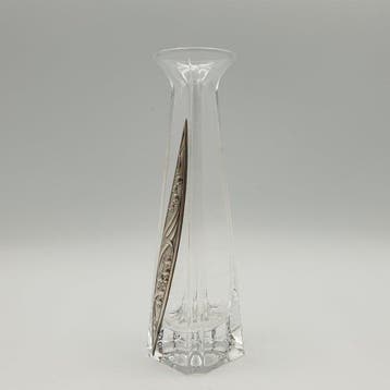 Vaso mughetti in vetro e argento - Vase - Verre, Argent