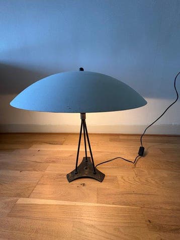 Lampe de table - UFO de lampe champignon - Acier, Métal, Antiquités & Art
