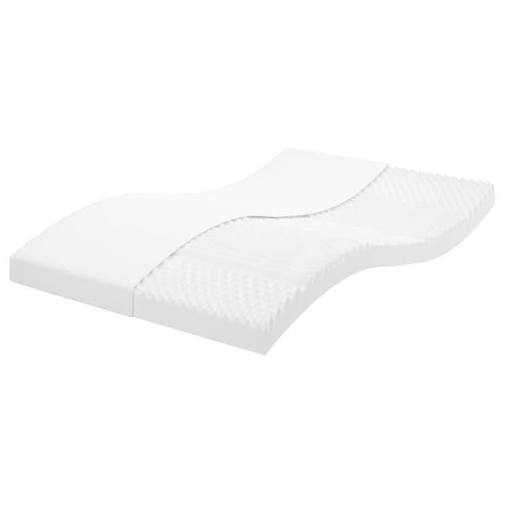 vidaXL Schuimmatras 7 zones hardheid 20 ILD 140x200 cm wit, Huis en Inrichting, Slaapkamer | Matrassen en Bedbodems, Nieuw, Verzenden