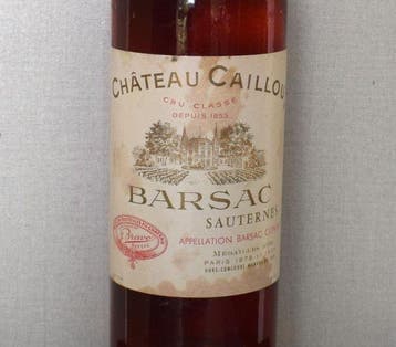 1975 Château Caillou Crème de Tête - Sauternes, Barsac - 1