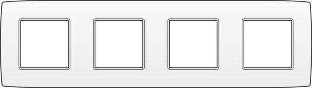 Niko Original Afdekraam Schakelmateriaal - 101-76400, Bricolage & Construction, Électricité & Câbles, Envoi