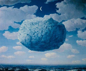 René Magritte (1898-1967) - La Flèche de Zénon
