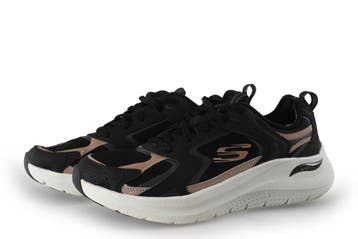 Skechers Sneakers in maat 38 Zwart, Skechers, Verzenden, Zwart, Zo goed als nieuw