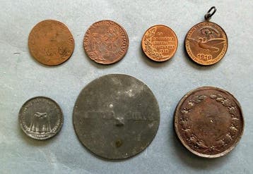Pays-Bas. 1575- 1919: Gevarieerd lot van 7 (jetons- c.q.