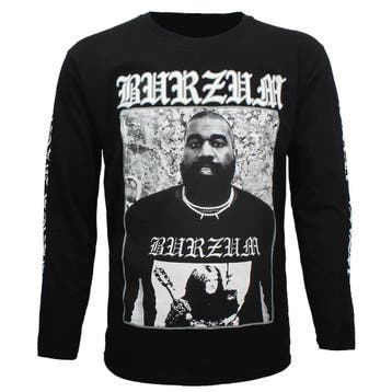 Burzum Kanye West Longsleeve T-Shirt - Officiële Merchandise, Nieuw