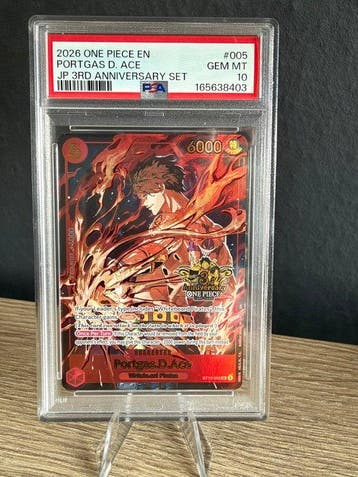 Bandai - 10 Graded card - One Piece - One Piece Card Game –