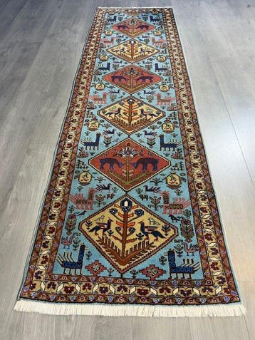 Kars Kazak - Vloerkleed - 295 cm - 81 cm, Nieuw