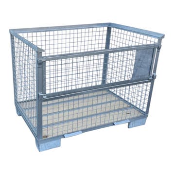 Gitterbox GB009 verzinkt met 1 klep 1240 x 835 x 970 mm, Doe-het-zelf en Bouw, Nieuw, 100 cm of meer, 60 cm of meer, 50 cm of meer