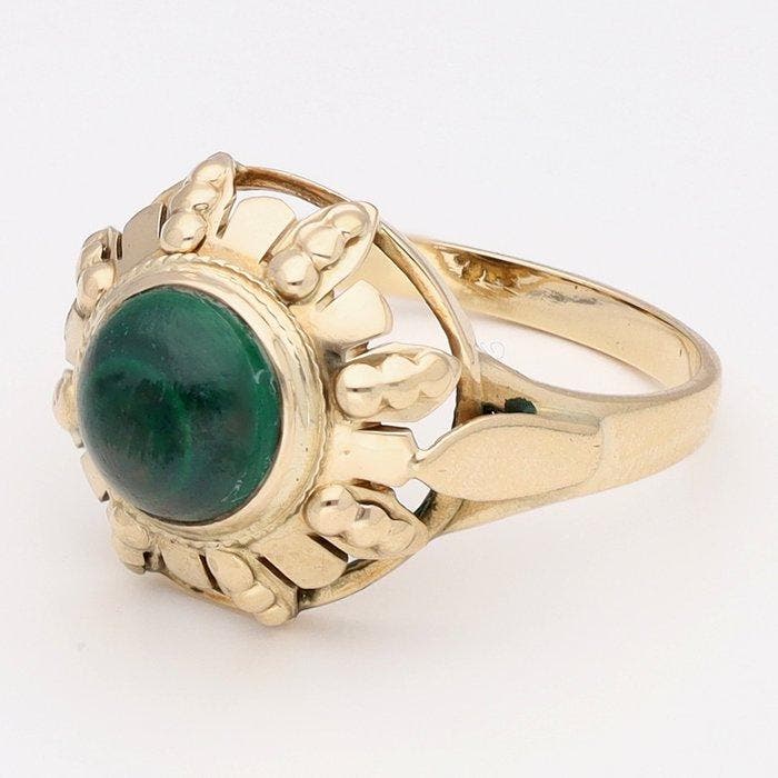 Ring - 14 karaat Geel goud, Handtassen en Accessoires, Ringen