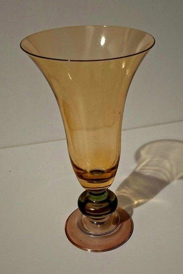 Verreries Schneider - Vase balustre - Verre - Vase trompette