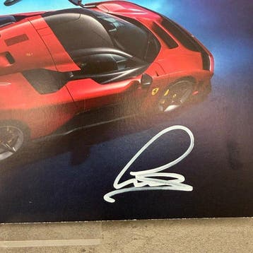 Italië - Ferrari F80 - Officiële fankaart - Gesigneerd door, Nieuw