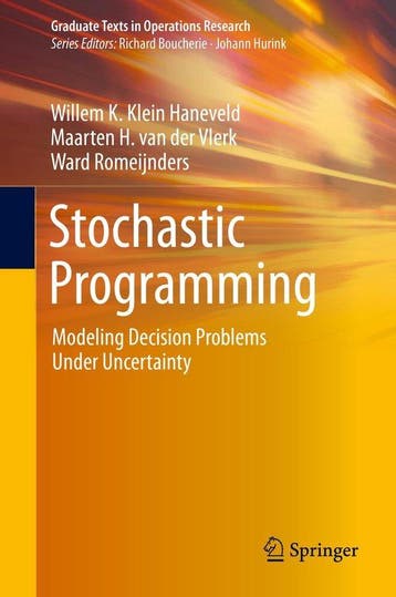 Stochastic Programming 9783030292188, Boeken, Verzenden, Gelezen, Willem K. Klein Haneveld