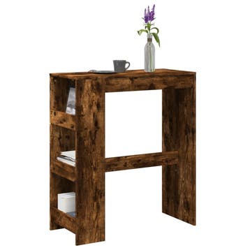 vidaXL Bartafel met rekken 90x40x103,5 cm bewerkt hout, Verzenden