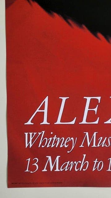 Alex Katz - Whitney Museum of American Art - Red Coat -, Antiquités & Art