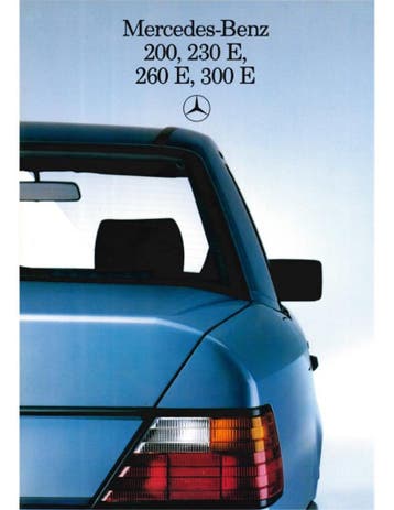 1985 MERCEDES BENZ E KLASSE BROCHURE NEDERLANDS, Ophalen of Verzenden, Nieuw