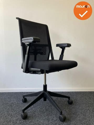 Haworth Comforto 59 bureaustoel - stoffering en netweave naa, Werkplek, Ophalen of Verzenden, Gebruikt, Stoel