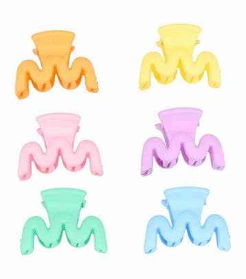 Haarspeld Haarklemmen 2,5cm – Klein Wavevorm – Pastel, Nieuw