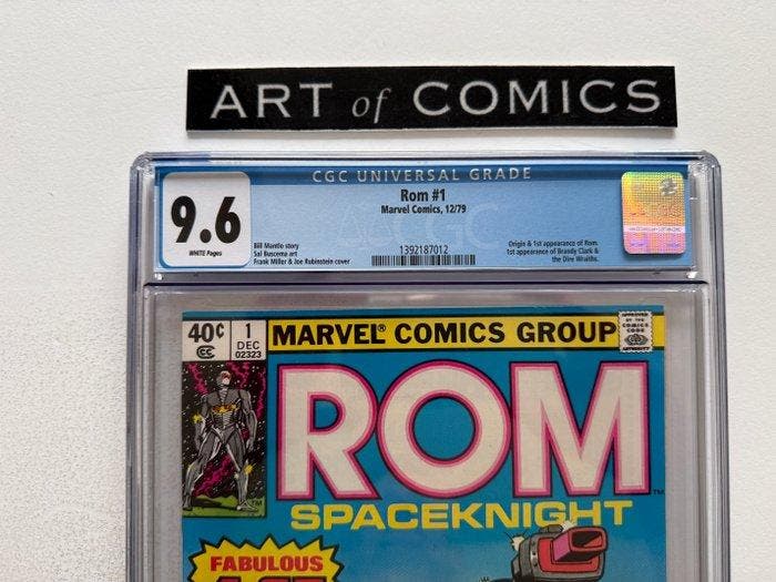 Rom #1 - Newsstand edition - CGC 9.6 - Origin & 1st, Livres, BD | Comics