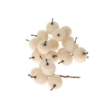 Appel Frosted White 2,5 cm ca. 20 stuks zak, Nieuw