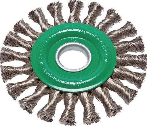 Brosse ronde en acier inoxydable tressée 115X12 mm, Bricolage & Construction, Ventilation & Extraction, Envoi