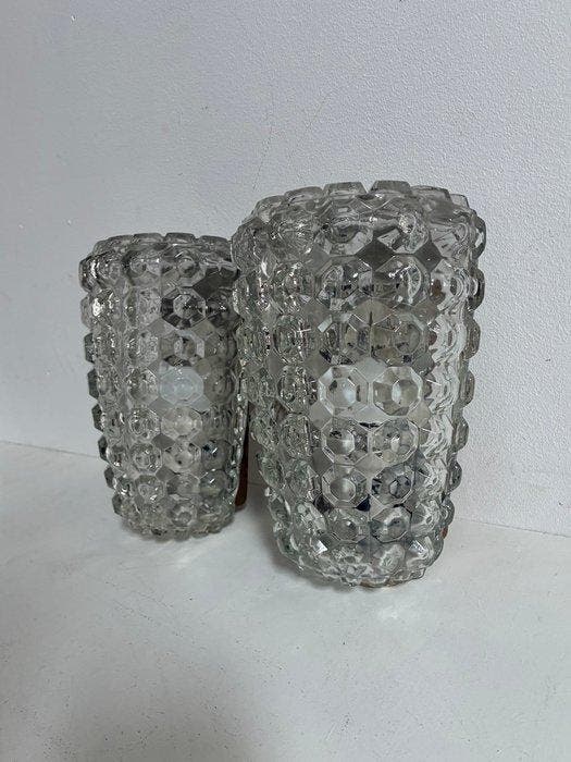 Limburg Glashütte - Lampe murale - Verre, Métal - Deux, Antiquités & Art, Art | Objets design