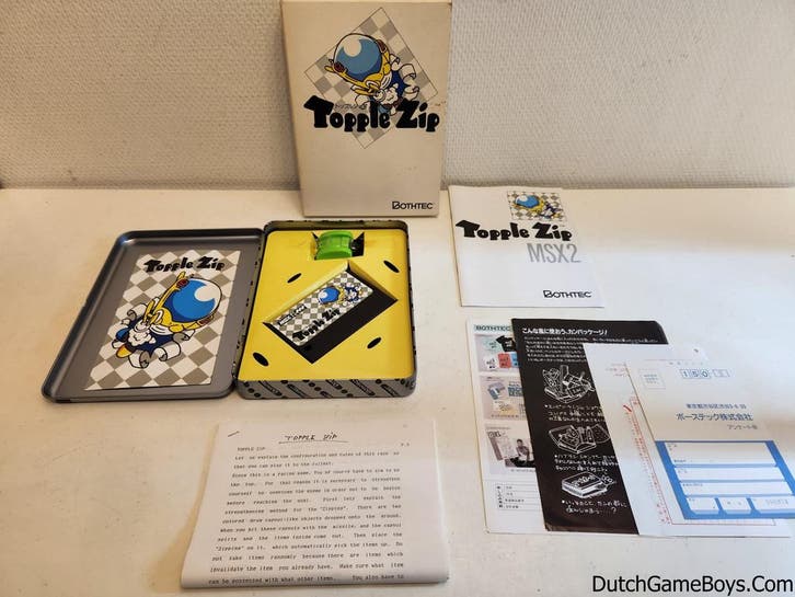 MSX - Topple Zip - Special Edition + Toy, Consoles de jeu & Jeux vidéo, Jeux | Autre, Envoi