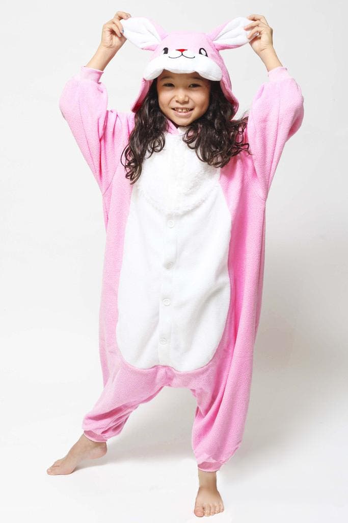 KIMU® Onesie Roze Konijn Baby Pakje 62-68 Konijnenpak Kostuu, Kinderen en Baby's, Carnavalskleding en Verkleedspullen, Meisje