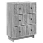 vidaXL Ladekast Grijs sonoma 66 x 34,5 x 90 cm Bewerkt hout, Verzenden