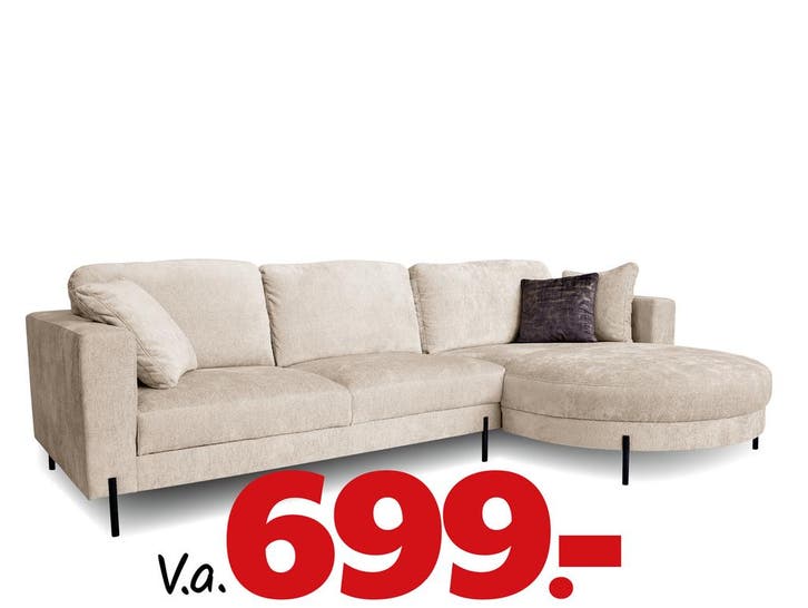 Solden! - Pearl Hoeksalon vanaf €699.-, Huis en Inrichting, Zetels | Zetels