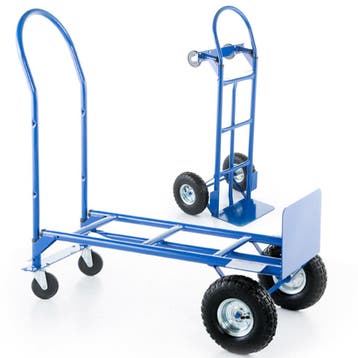 Steekwagen 2-in-1 250kg: verplaats zware materialen voord..., Verzenden, Gebruikt, Steekwagen