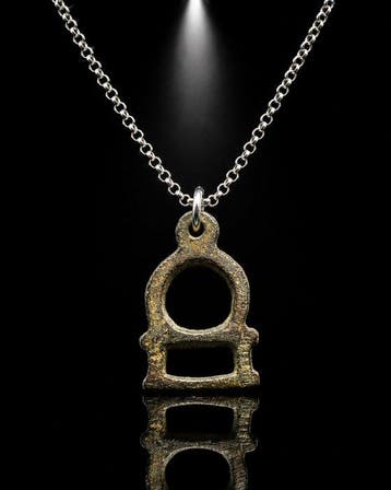 Keltische beschermende hanger - Brons Amulet (Zonder