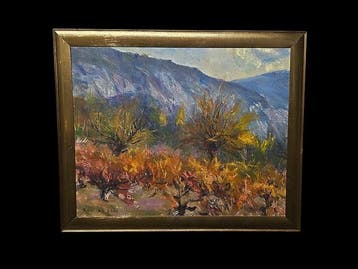 Antoine Reniers (1923-2013) - Kleurrijk herfstlandschap in, Antiek en Kunst