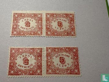 Suriname - Hulpuitgifte - 1909, Postzegels en Munten, Postzegels | Suriname, Verzenden, Postfris