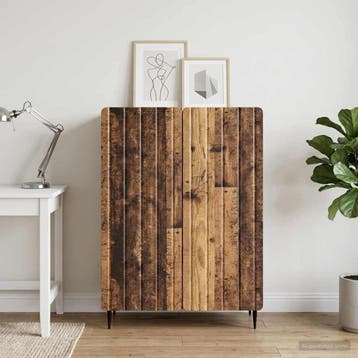 vidaXL Dressoir Oud hout 66 x 34,5 x 92 cm Bewerkt hout, Verzenden